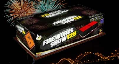 Zestaw z gotowym pokazem fajerwerków - Fireworks Show 128 C12820F
