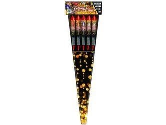 Zestaw rakiet Golden Rain AU1637 -  5 sztuk