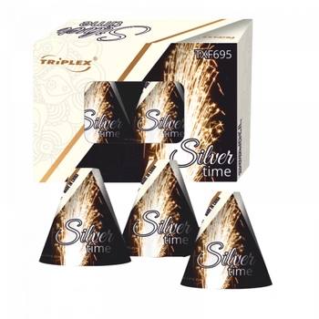 Zestaw wulkaników Silver Time TXF695 - 4 sztuki