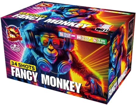 Fancy Monkey CLE4422 - 34 strzały 1"-1.2"