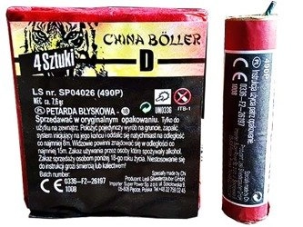 Petardy hukowe China Boller D 04026 - 4 sztuki