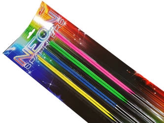 Neon sparklers 40cm VP40N - 8 sztuk