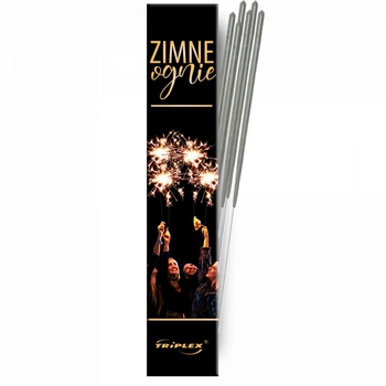ZIMNE OGNIE 28CM TXF748F - lolipops design - 10 sztuk