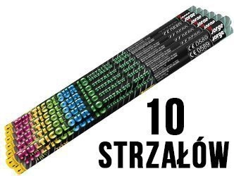Rzymskie ognie Multicolor T6236 - 10 strzałów (12 sztuk)