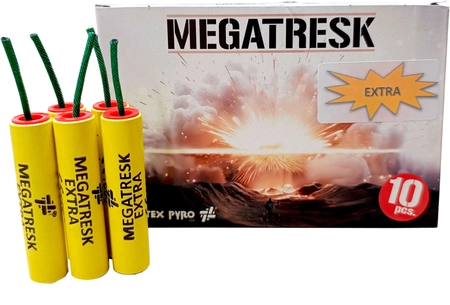 Petarda MEGATRESK EXTRA - 0,5g NEC/szt - 10 sztuk (całe opakowanie)