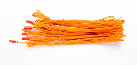 e zapałka spArkcontrol - zapalnik (zapłonnik) pirotechniczny typu ematch EM-ORA-200R/K pomarańczowy -> czerwony - 200cm -  opak: 10szt