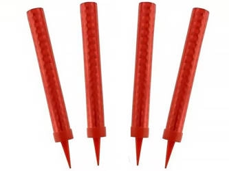 Fontanny tortowe CZERWONE 12cm TXF358-1 - 4 sztuki