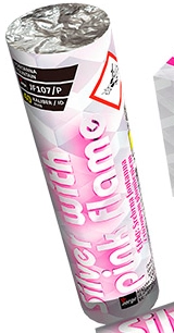 Fontanna SILVER WITH PINK FLAME JF107/P - 1 sztuka