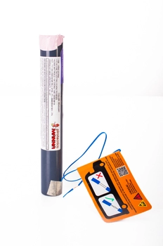 Mina dymna z zapalnikiem SM30 - Pirotechnika Manna - różowy