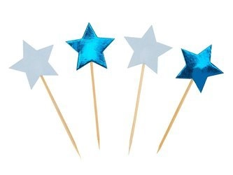 Pikery do muffinek Little Star Blue, 20 szt 775547