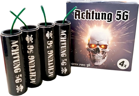 Mocna petarda Achtung 5G - PRIVATEX PYRO - 5g NEC/szt - 4 sztuki (całe opakowania)