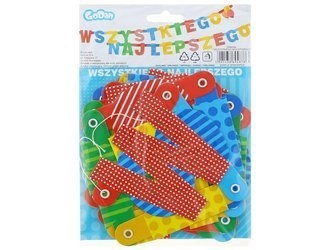 Girlanda WSZYSTKIEGO NAJLEPSZEGO, dł. 230 cm PF-GWSN