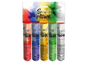 Kolorowe dymy Smoke Attack TXF799 - 5 sztuk