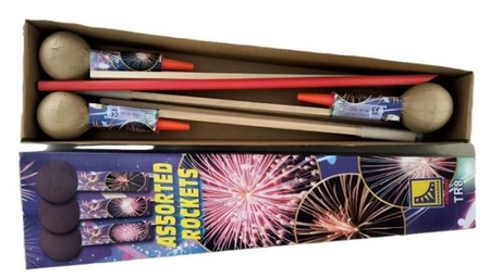 Rakiety Assorted rockets TR8 - TOMASZEK - 3 sztuki
