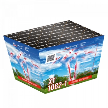 Bateria dzienna RED SMOKE TAIL WITH SALUTE & WILLOW XT1082-1 - 36 strzałów 1.2"