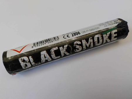 Świeca dymna BLACK SMOKE PPD22BK - czarny
