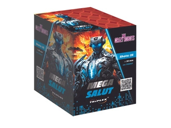 Mega Salut Crazy Robots TXB947 - 25 strzałów 1.2"