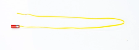 e zapałka spArkcontrol - zapalnik (zapłonnik) pirotechniczny typu ematch EM-YEL-50R/T żółty -> czerwony - 50cm -  opak: 1 szt