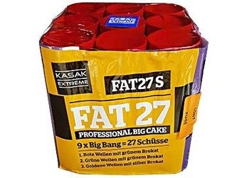 Kasak Extreme FAT27-01S - 27 strzałów 0.8" (9 serii Big Bang)