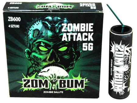 Zom Bum Zombie Attack 5g ZB600 - 4 sztukI (całe opakowanie)