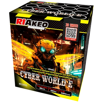 CYBER WORLD E HF2392S - Riakeo - 20 strzałów 1.2"