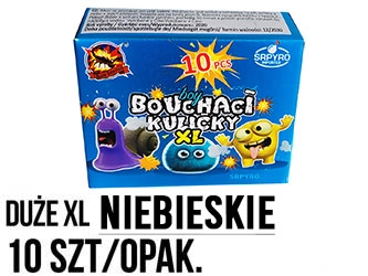 XL Bouchaci kulicky BOY CLE8034-B/BAL - 10 sztuk