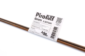 piro kijek 6mm x 62cm do stabilizacji fajerwerków - zestaw 2szt