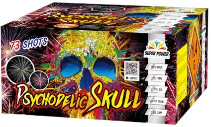 PSYCHODELIC SKULL B73-2501 - 73 strzały 1"
